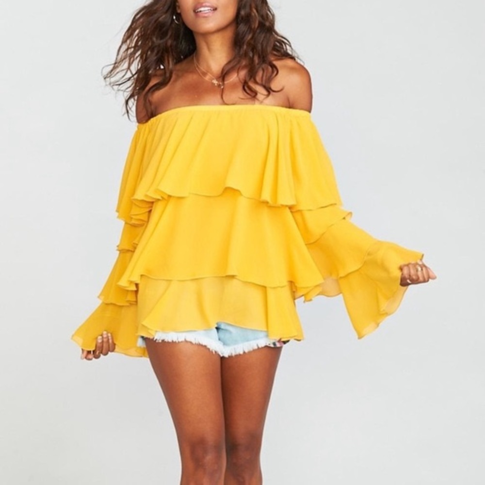 Show Me Your Mumu Yellow Chi Chi Top